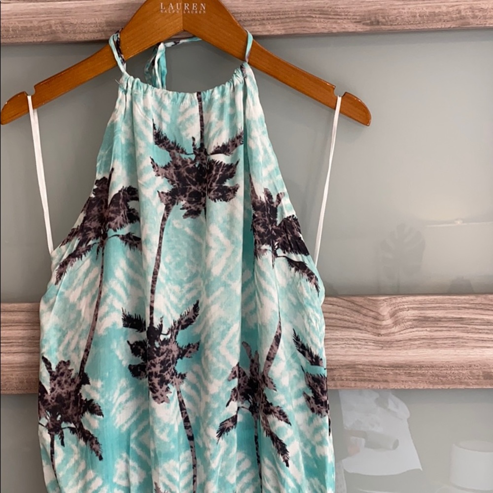 ❤Palm Tree Halter Dress - Picture 6 of 10